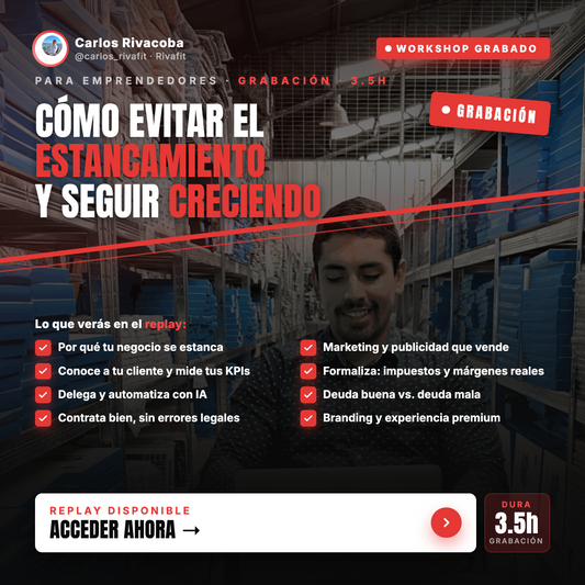 Workshop: Como evitar el estancamiento (GRABADO)
